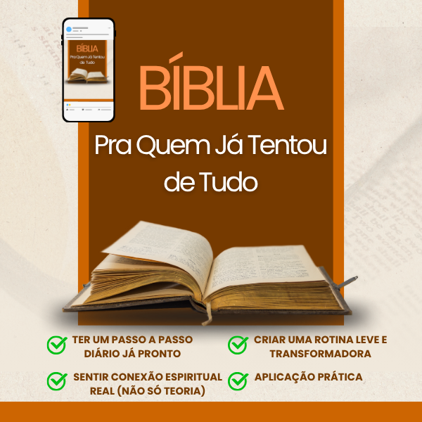 Capa da B&iacute;blia Pra Quem J&aacute; Tentou de Tudo