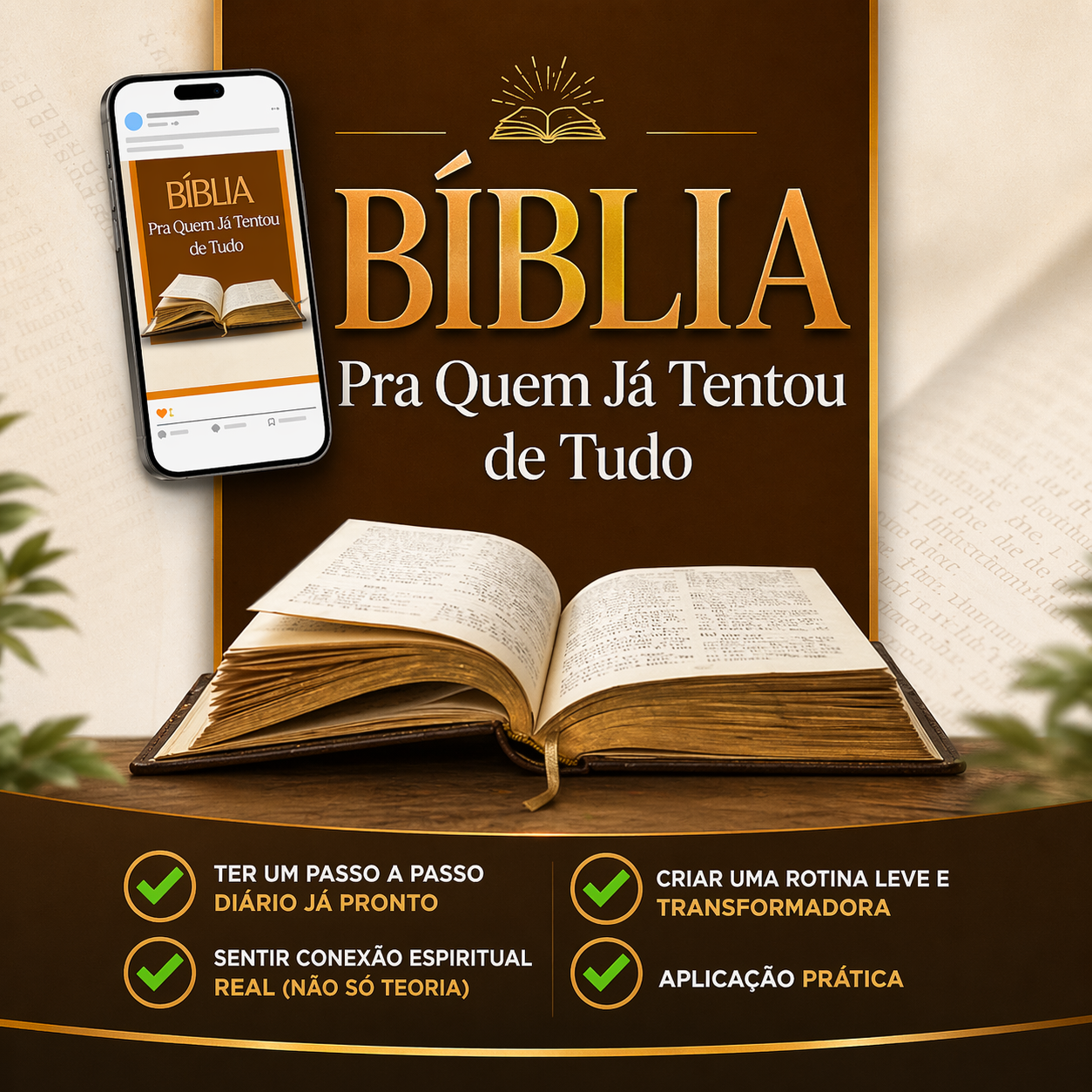 Capa da B&iacute;blia Pra Quem J&aacute; Tentou de Tudo